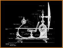 Blueprint Time Machine sideview, made by William Ferrari