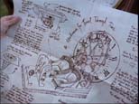 H.G. Wells blueprint of the Time Machine